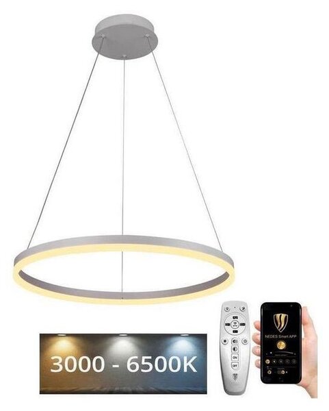 Brilagi - LED stmievateľný luster na lanku CIRCLE LED/42W/230V 3000-6500K + DO