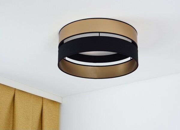 Brilagi - LED Stropné svietidlo ROYAL LED/24W/230V pr. 45 cm čierna/zlatá