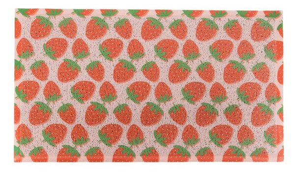 Rohožka z PVC 40x70 cm Pink Strawberry – Artsy Doormats