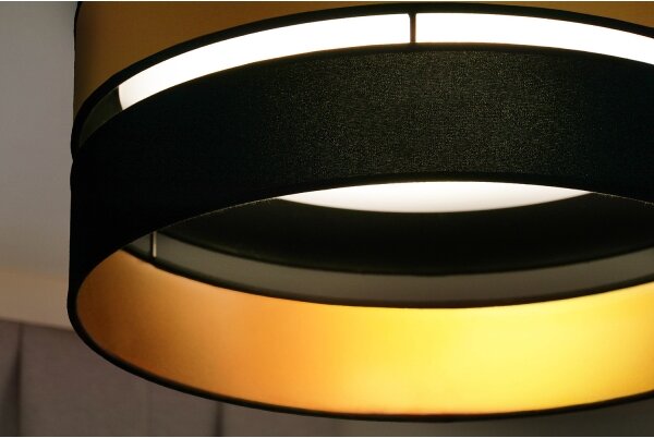 Brilagi - LED Stropné svietidlo ROYAL LED/24W/230V pr. 45 cm čierna/zlatá