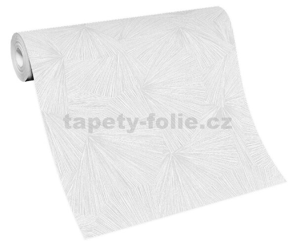Vliesové tapety na stenu GMK 10219-01, rozmer 10,05 m x 0,53 m, štruktúrovaná stierka biela, Erismann