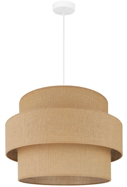 Brilagi - Luster na lanku SPACE YUTE 1xE27/15W/230V pr. 50 cm béžová/biela