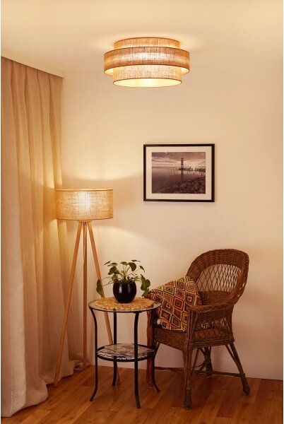 Brilagi - LED Stropné svietidlo SPACE YUTE LED/12W/230V pr. 50 cm béžová
