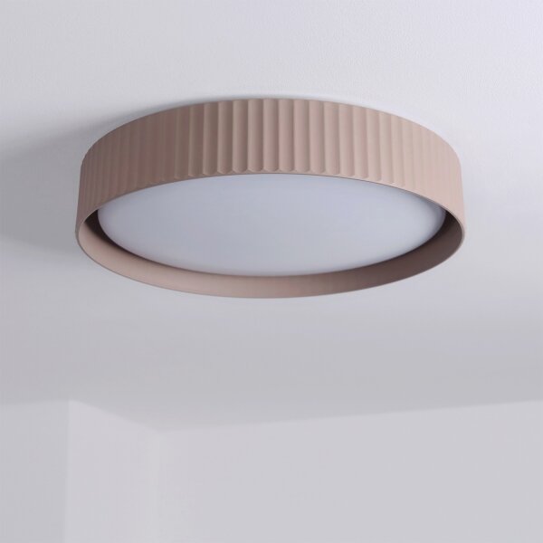 Brilagi - LED stmievateľné stropné svietidlo LUCIA LED/48W/230V pr. 41 cm hnedé s diaľkovým ovládaním