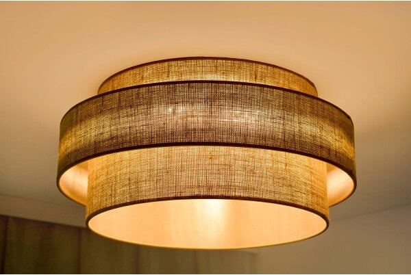 Brilagi - LED Stropné svietidlo SPACE YUTE LED/12W/230V pr. 50 cm béžová