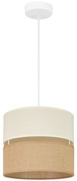 Brilagi - Luster na lanku ROYAL YUTE 1xE27/15W/230V pr. 25 cm béžová/krémová