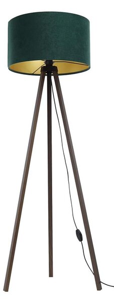 Stojacia lampa STANDART 1xE27/60W/230V zelená/hnedá