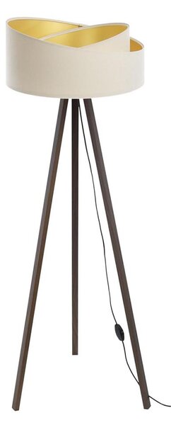 Stojacia lampa GALAXY 1xE27/60W/230V krémová/hnedá