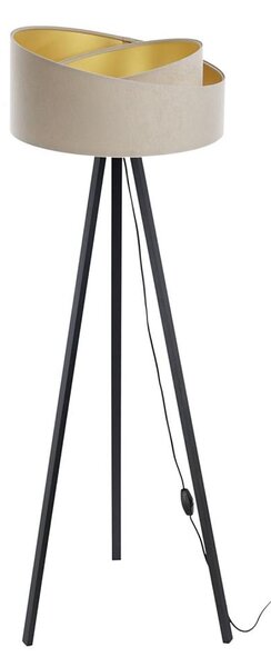 Stojacia lampa GALAXY 1xE27/60W/230V béžová/wenge