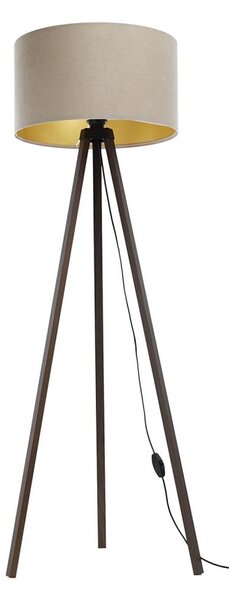 Stojacia lampa STANDART 1xE27/60W/230V béžová/hnedá