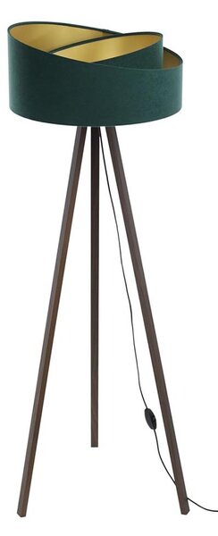 Stojacia lampa GALAXY 1xE27/60W/230V zelená/hnedá