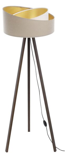 Stojacia lampa GALAXY 1xE27/60W/230V béžová/hnedá