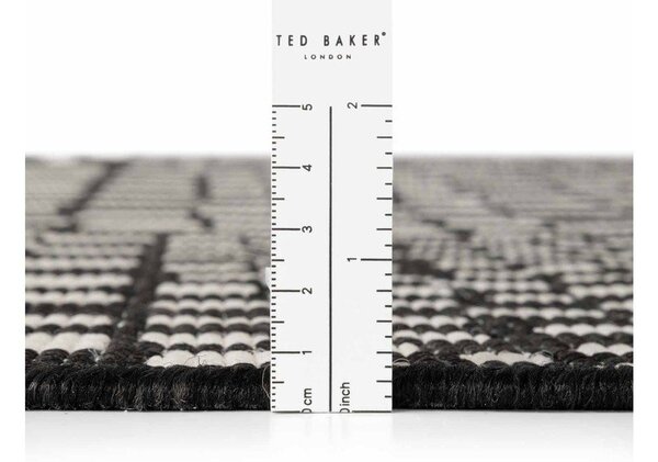 Čierny/krémový vnútorný a vonkajší koberec 200x300 cm Haringey Barkham – Ted Baker