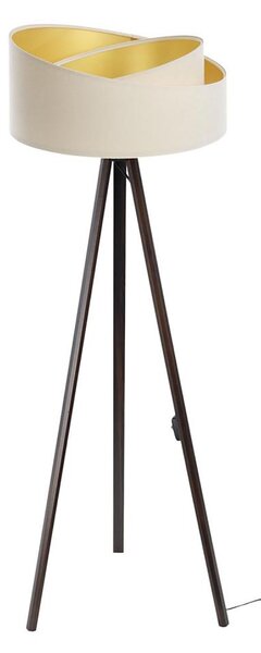 Stojacia lampa GALAXY 1xE27/60W/230V krémová/wenge