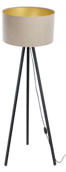 Stojacia lampa STANDART 1xE27/60W/230V béžová/wenge