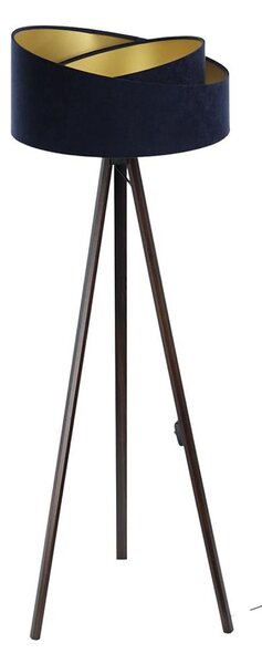 Stojacia lampa GALAXY 1xE27/60W/230V modrá/wenge