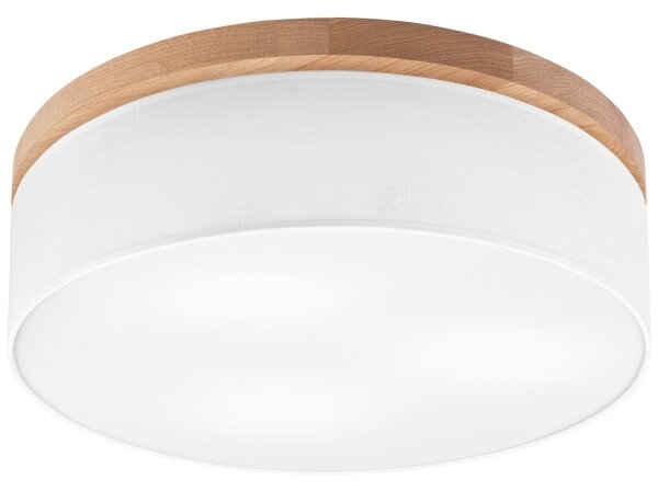 Brilagi - LED Stropné svietidlo BELLADONNA 3xE27/15W/230V pr. 50 cm biela/dub