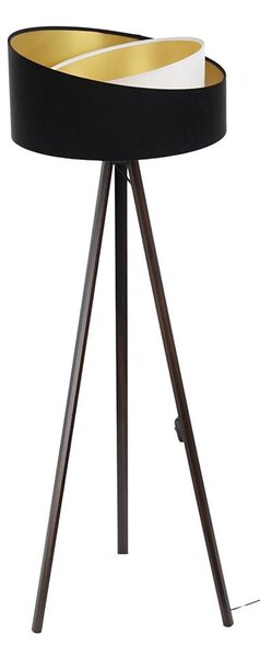 Stojacia lampa GALAXY 1xE27/60W/230V čierna/wenge