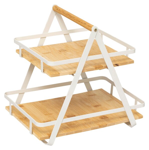 Regal "ordera" 2 ebenen mit bambushenkel - 5 five simply smart