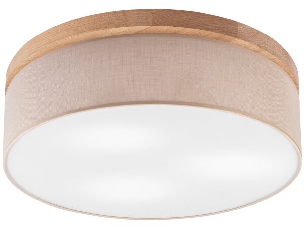Brilagi - LED Stropné svietidlo BELLADONNA 3xE27/15W/230V pr. 50 cm béžová/dub