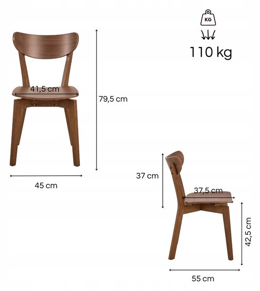Actona Jedálenský set Roxby orech