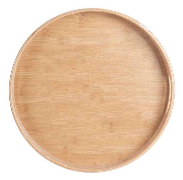 Drevený servírovací podnos Angus, (fi) 40 cm