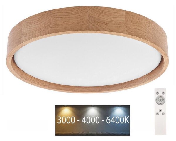 Brilagi - LED Stmievateľné stropné svietidlo MANAROLA LED/24W/230V dub + DO