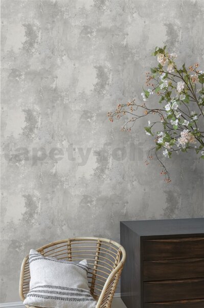 Vliesové tapety na stenu Wanderlust WL1202, rozmer 10,05 m x 0,53 m, betón sivý, Grandeco