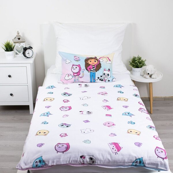Bavlnené detské obliečky do postieľky 100x135 cm Gabby's Dollhouse "Sugar Dream" – Jerry Fabrics