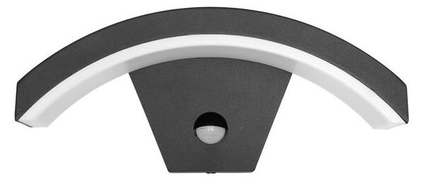 Ecolite Z1107/PIR-CR - LED Vonkajšie svietidlo so senzorom STYL LED/8W/230V IP44