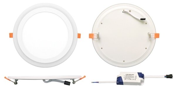 Ecolite DUO-R6W - LED Podhľadové svietidlo DUO LED/6W/230V + LED/3W