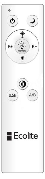 Ecolite WMKL02R-40W/LEDSED-LED Stmievateľný luster NEST LED/40W/230V 3000-6500K+DO