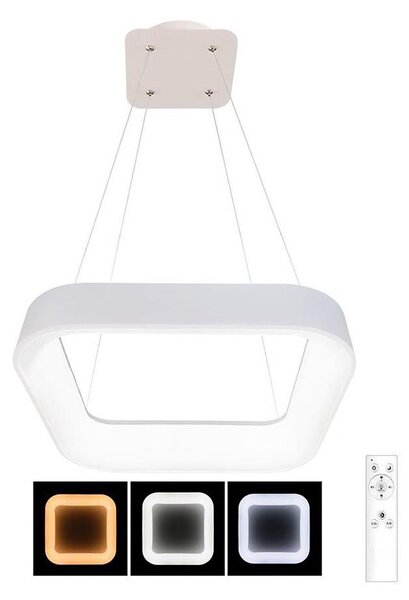 Ecolite WMKL02S-40W/L - LED Stmievateľný luster NEST LED/40W/230V 3000-6500K biela