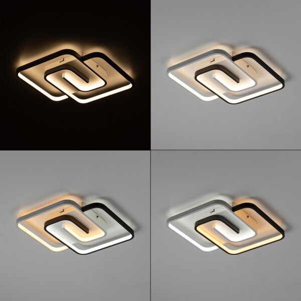 Brilagi - LED stmievateľné stropné svietidlo VELO LED/64W/230V 3000-6500K + diaľkový ovládač