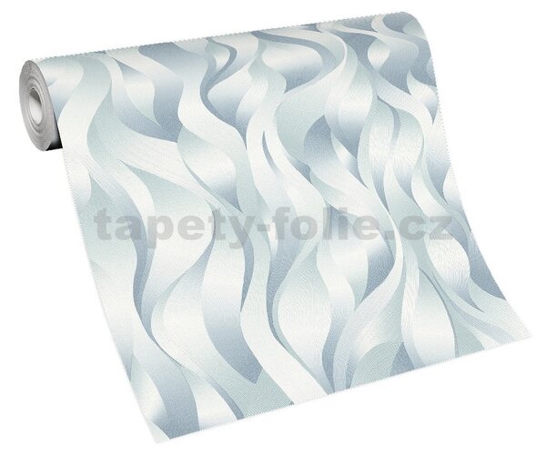 Vliesové tapety na stenu ELLE DECORATION 2 10204-18, rozmer 10,05 m x 0,53 m, 3D plamene modro-zelené, Erismann