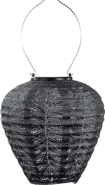 LUMIZ Záhradné osvetlenie - Folia Balloon - Solárna lampa - 20 cm - Tmavo šedá