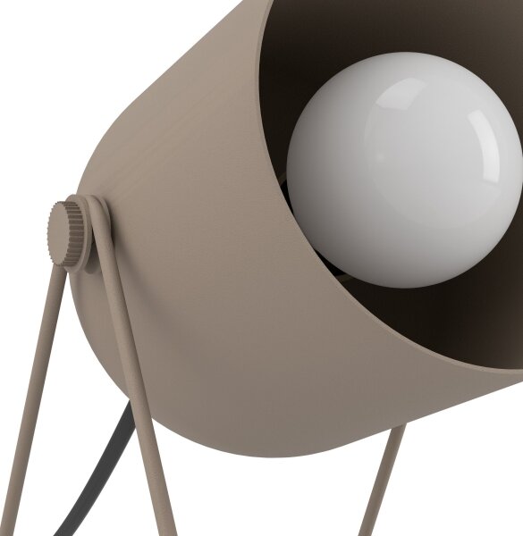 Eglo 44165 - Stolná lampa TILSTON 1xE14/8W/230V béžová