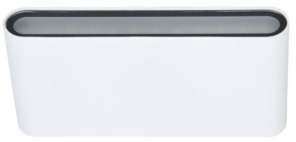 Ecolite ZFP12-BI - LED Vonkajšie nástenné svietidlo BRICK 2xLED/6W/230V IP65 biela