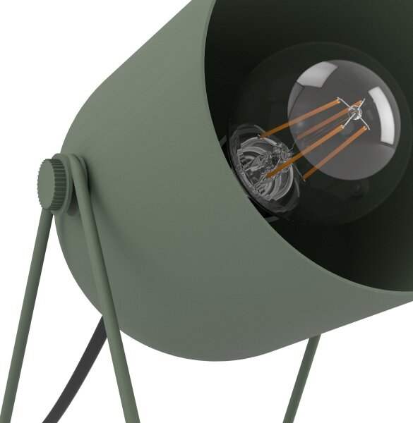 Eglo 44136 - Stolná lampa TILSTON 1xE14/8W/230V zelená