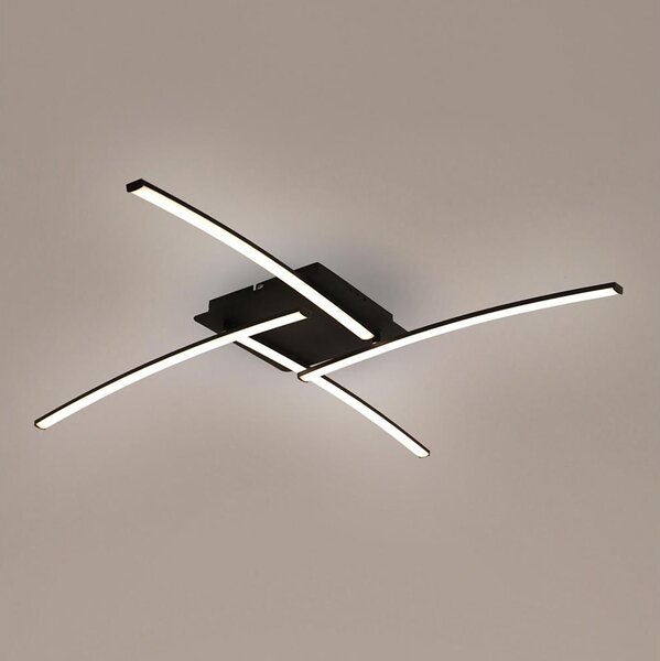 Brilagi - LED stropné svietidlo STRIPES LED/32W/230V čierna