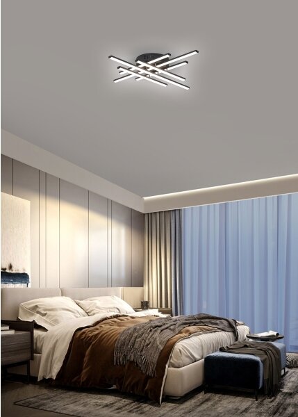 Brilagi - LED stropné svietidlo STRIPES LED/42W/230V čierne