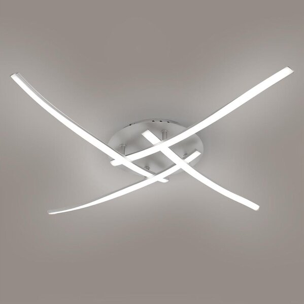 Brilagi - LED stropné svietidlo STRIPES LED/32W/230V strieborné