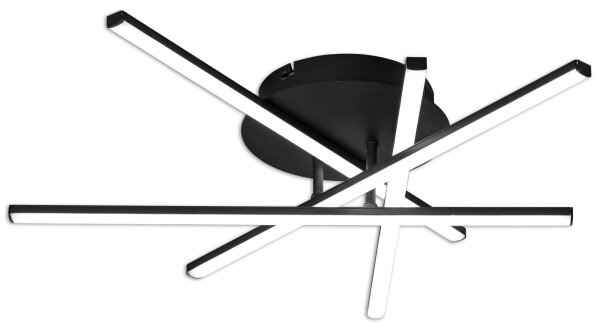 Brilagi - LED stropné svietidlo STRIPES LED/40W/230V čierne