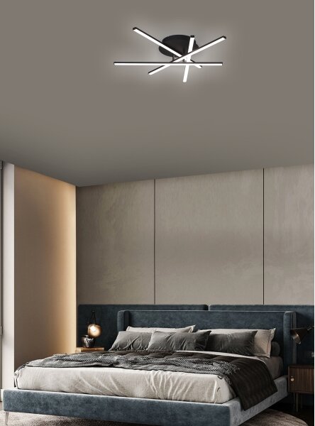 Brilagi - LED stropné svietidlo STRIPES LED/40W/230V čierne