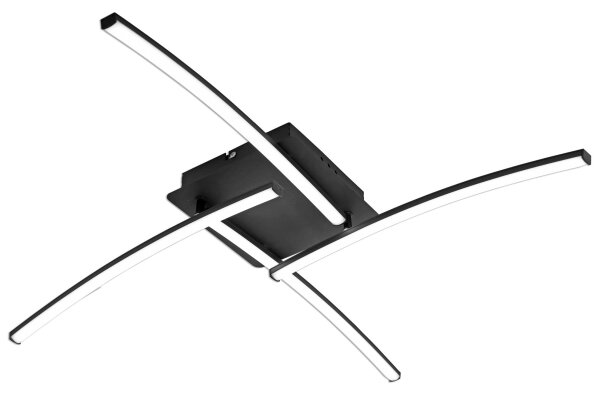 Brilagi - LED stropné svietidlo STRIPES LED/32W/230V čierna