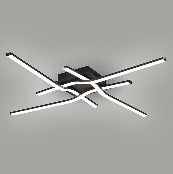 Brilagi - LED stropné svietidlo STRIPES LED/38W/230V čierna