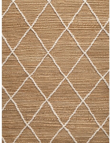 Ručne tkaný jutový behúň v prírodnej farbe 80x200 cm Kunu – Hanse Home