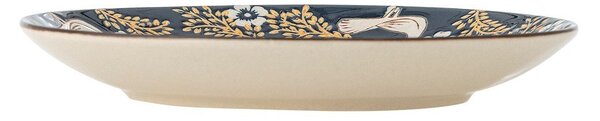 Modrý dezertný kameninový tanier ø 16 cm Hezha – Bloomingville