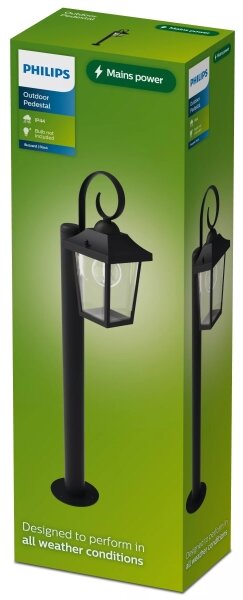 Philips - Vonkajšia lampa BUZZARD 1xE27/25W/230V IP44