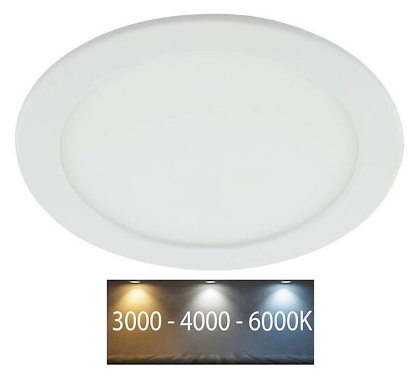 LED Kúpeľňové podhľadové svietidlo LED/18W/230V 3000/4000/6000K IP44